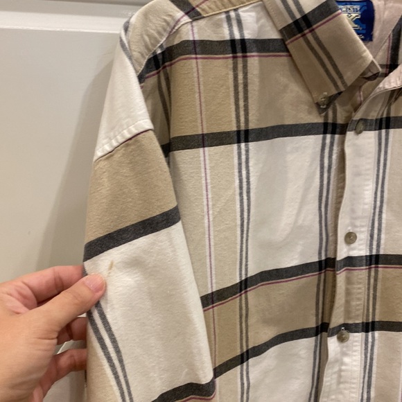 Wrangler Twenty X Plaid Long Sleeve Button Down Shirt Men's XL - Picture 3 of 10
